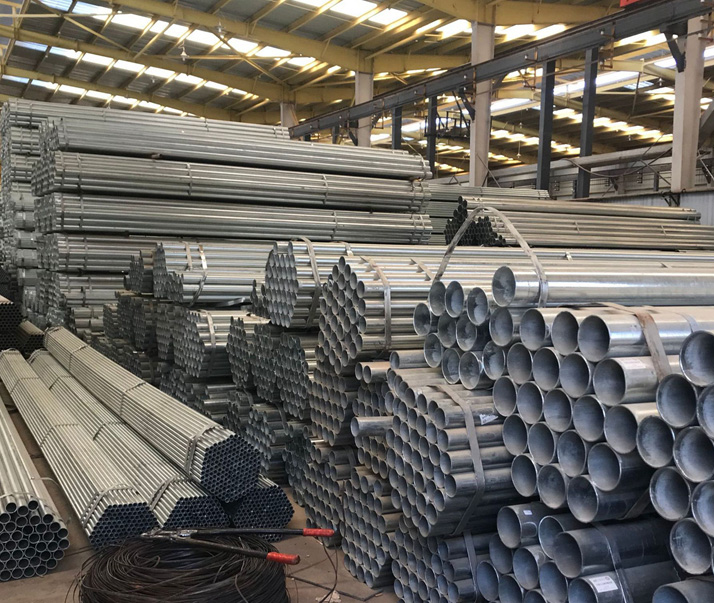 商丘q235b热镀锌带钢管